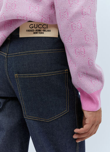 Gucci Raw Hem Jeans Dark Blue guc0154003