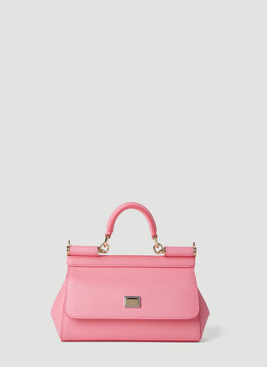 Dolce & Gabbana 시실리 스몰 핸드백 Pink dol0251038