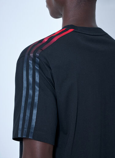 LN-CC® - Y-3: Gradient 3-Stripes T-Shirt - Black Y-3 Gradient 3-Stripes T-Shirt Black yyy0165032