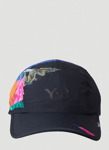 Y-3 花卉跑步棒球帽 黑色 yyy0147044