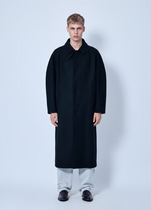 Jil Sander Classic Long Coat Black jil0166004