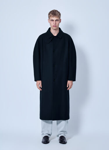 LN-CC® - Jil Sander: Classic Long Coat - Black Jil Sander Classic Long Coat Black jil0166004