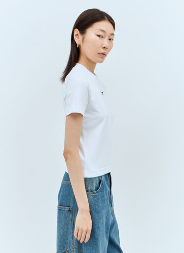 Jacquemus Le T-Shirt Gros Grain White jac0258015