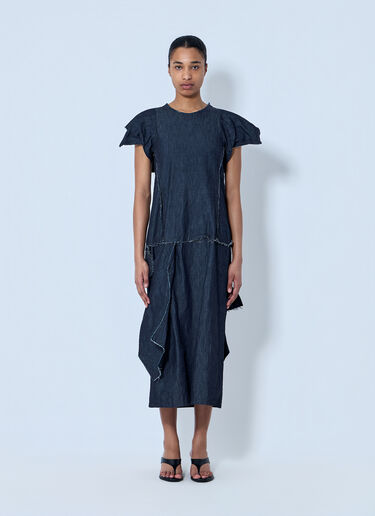 LIMI Feu Designed Panel Dress B Navy lmf0264001