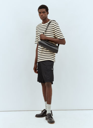 Jil Sander 大号 Cannolo 单肩包 黑色 jil0158007
