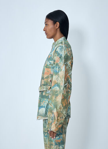印花 Carina 束带夹克 Kiko Kostadinov x Levi's 印花 Carina 束带夹克 绿色 kil0260001