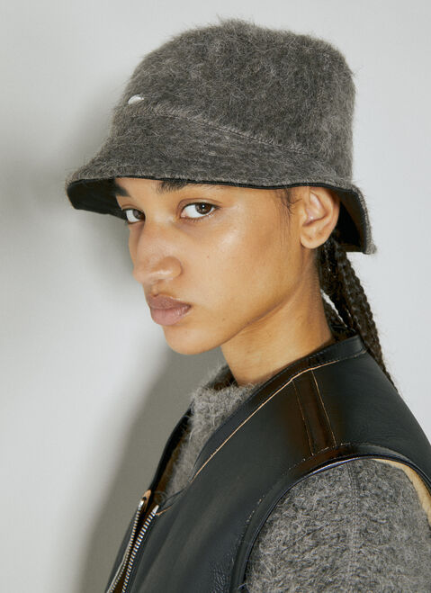 Our Legacy Fuzzy Bucket Hat Blue our0255002