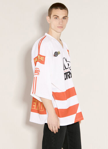 Martine Rose Oversized Football T-Shirt White mtr0156006