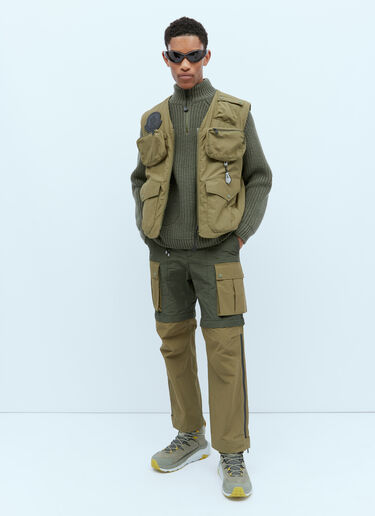 길이 조절식 기능성 팬츠 Moncler x Pharrell Williams 길이 조절식 기능성 팬츠 그린 mpw0154004