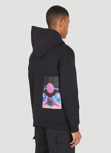 Valentino Neon Universe Hooded Sweatshirt Black val0147003