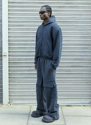 GREG ROSS Cargo Track Pants Black grr0157009