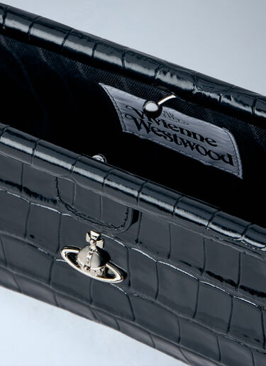 LN-CC® - Vivienne Westwood: Jane Frame 钱包 - 黑色 Vivienne Westwood Jane Frame 钱包 黑色 vvw0265064