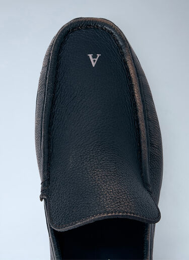 Acne Studios Leather Loafers Dark Brown acn0164019