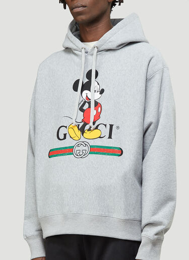 Gucci X Disney Hooded Sweatshirt Grey guc0143021