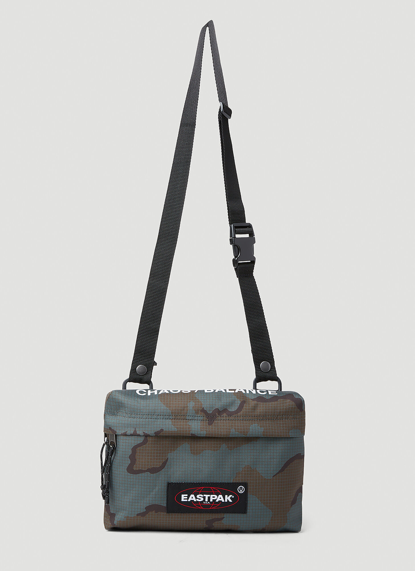 Shop Eastpak X Undercover Camouflage Crossbody Bag In Blue