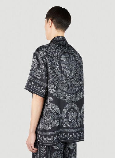 Versace Baroque Silk Shirt Black ver0151011