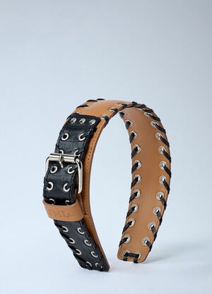 Yohji Yamamoto Loop Eyelet Headband Camel yoy0262026