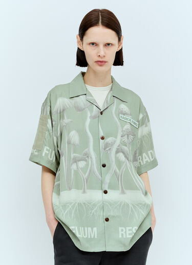 Space Available Radical Fungi Shirt Green spa0356013