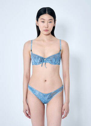 SAVAGE X DIESEL Balconette-Lace-Bra Blue dsf0258019
