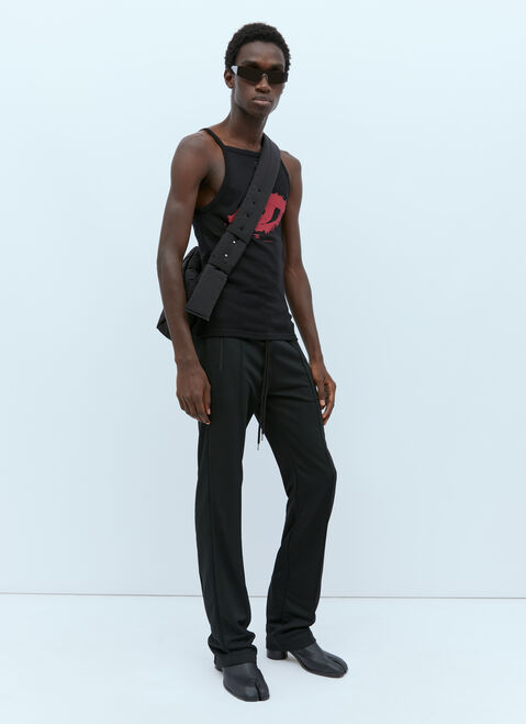 Thom Browne 로고 패치 트랙 팬츠 브라운 thb0153009