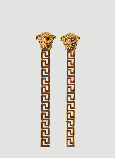 Versace Greca Drop Earrings Gold vrs0249041