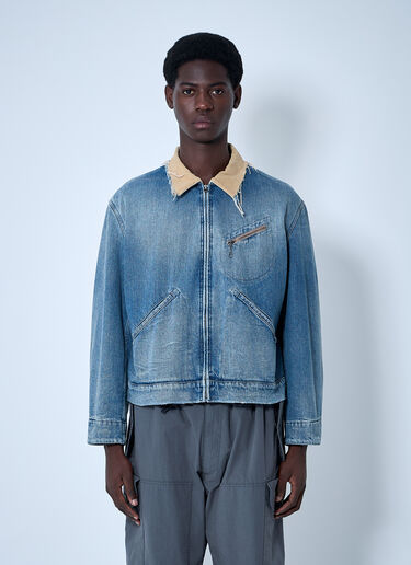 Maison Margiela Caban Jacket Blue mla0159001