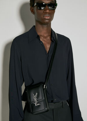 Saint Laurent Solferino Mini Crossbody Bag Black sla0154044