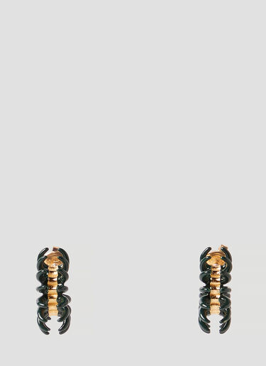 Bottega Veneta Spine 圈形耳环 深绿 bov0252081