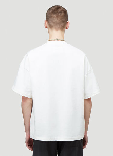 Jil Sander 徽标 T 恤 米色 jil0143012