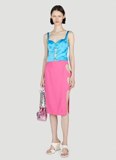 LN-CC® - Marco Rambaldi: Cut Out Skirt - Pink Marco Rambaldi Cut Out Skirt Pink mra0252012