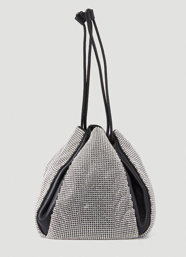 Crystal Mesh Pouch Handbag KARA Crystal Mesh Pouch Handbag Silver kar0247015