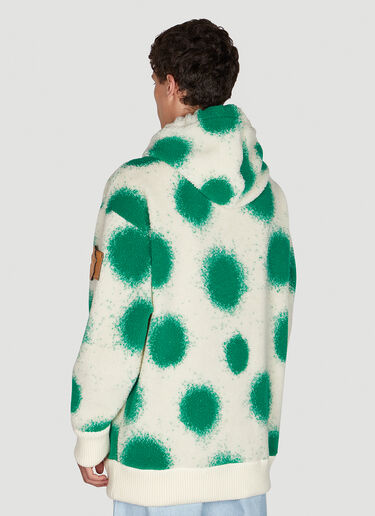 Moncler x JW Anderson Abstract Motif Oversized Hooded Sweatshirt Green mjw0349004