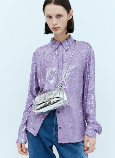 Dries Van Noten 미뇽 미니 숄더백 실버 dvn0254051