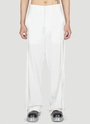 Ann Demeulemeester Leon Pants White ann0152003