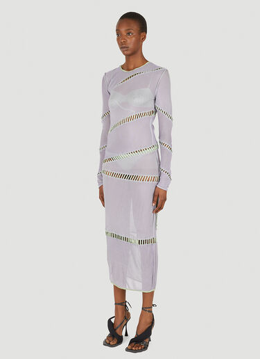 Puzzle Long Sleeve Dress Isa Boulder Puzzle Long Sleeve Dress Green isa0249005