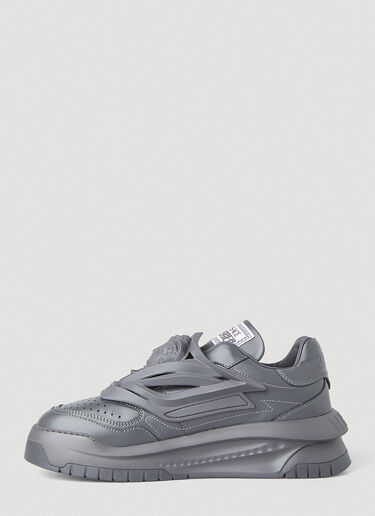 Versace SNEAKERS VITELLO NAPPATO Grey ver0150012