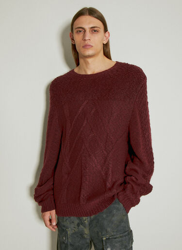 Guess USA Loop Sweater Burgundy gue0154004