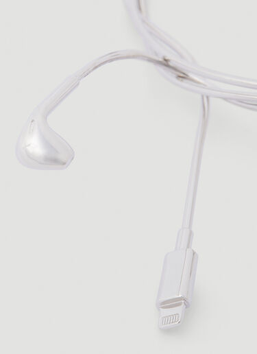 Coperni Headphone Necklace Silver cpn0252015