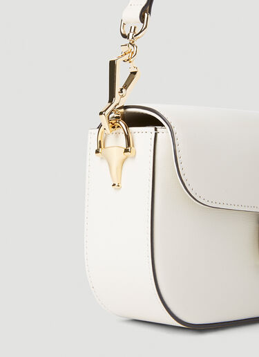 Gucci 1955 Horsebit Shoulder Bag White guc0252021