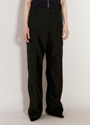 Space Available Shell Cargo Pants Black spa0354016