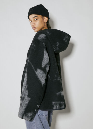 Wool-Blend Jacquard Fleece Jacket Y-3 Wool-Blend Jacquard Fleece Jacket Black yyy0354001