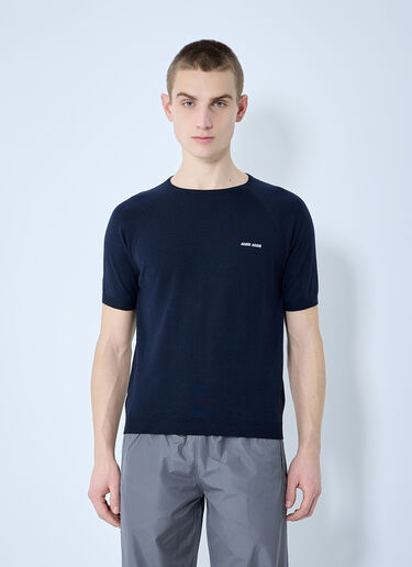 Miu Miu Wool Sweater Navy miu0160006