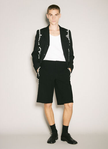 Comme des Garçons Homme Plus Button-Embellished Shorts Black hpl0158007