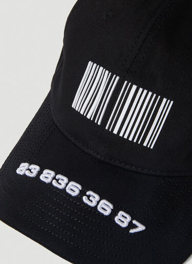 VTMNTS Barcode Baseball Cap Black vtm0351013