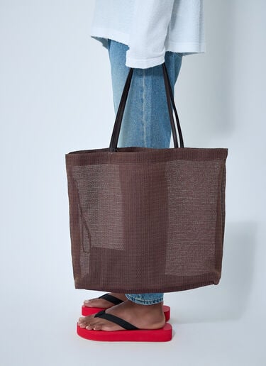 The Row Barn Tote Bag Brown row0261036