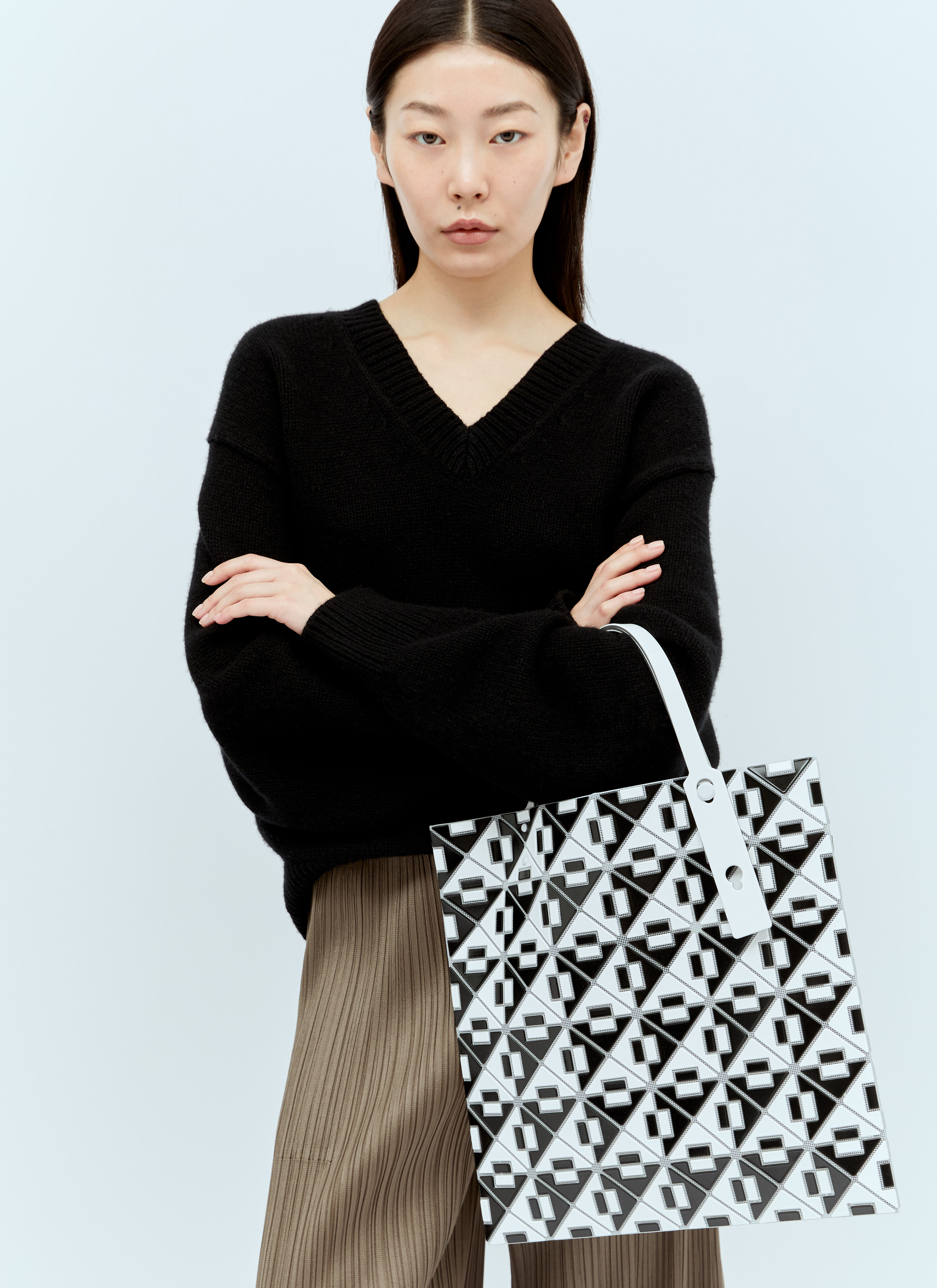 Bao Bao Issey Miyake コネクトトートバッグ  ピンク bao0256006