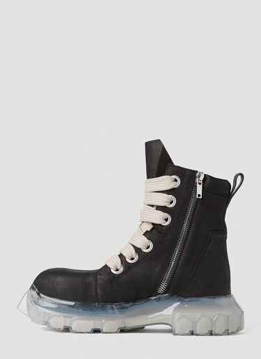 Rick Owens 보조 트랙터 부츠 블랙 ric0151030