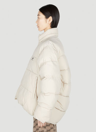 Balenciaga C-Shape Puffer Jacket Cream bal0251009