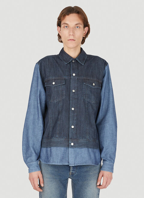 (Di)vision x Won Hundred Hybrid Shirt Blue dwh0348001