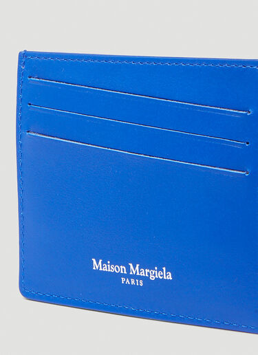 Maison Margiela Diagonal Slot Cardholder Blue mla0147025